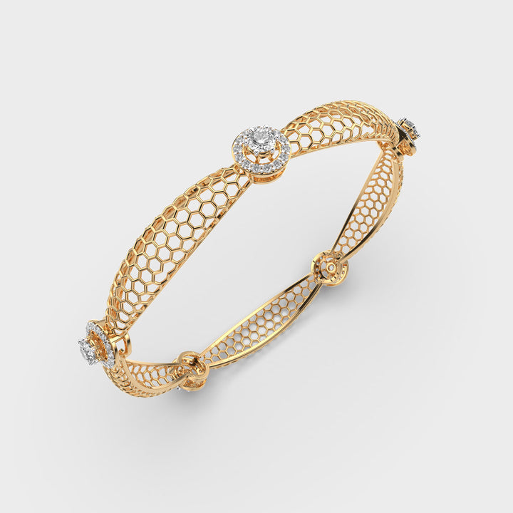 Ornate Mesh Bangle