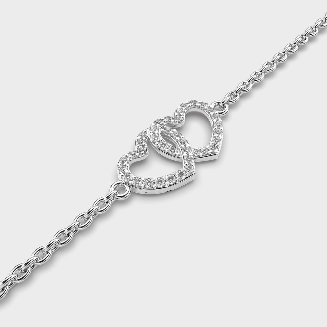 Rejoicing Hearts Diamond Bracelet