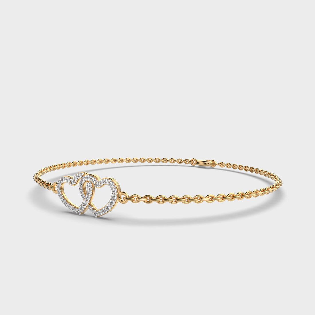 Rejoicing Hearts Diamond Bracelet