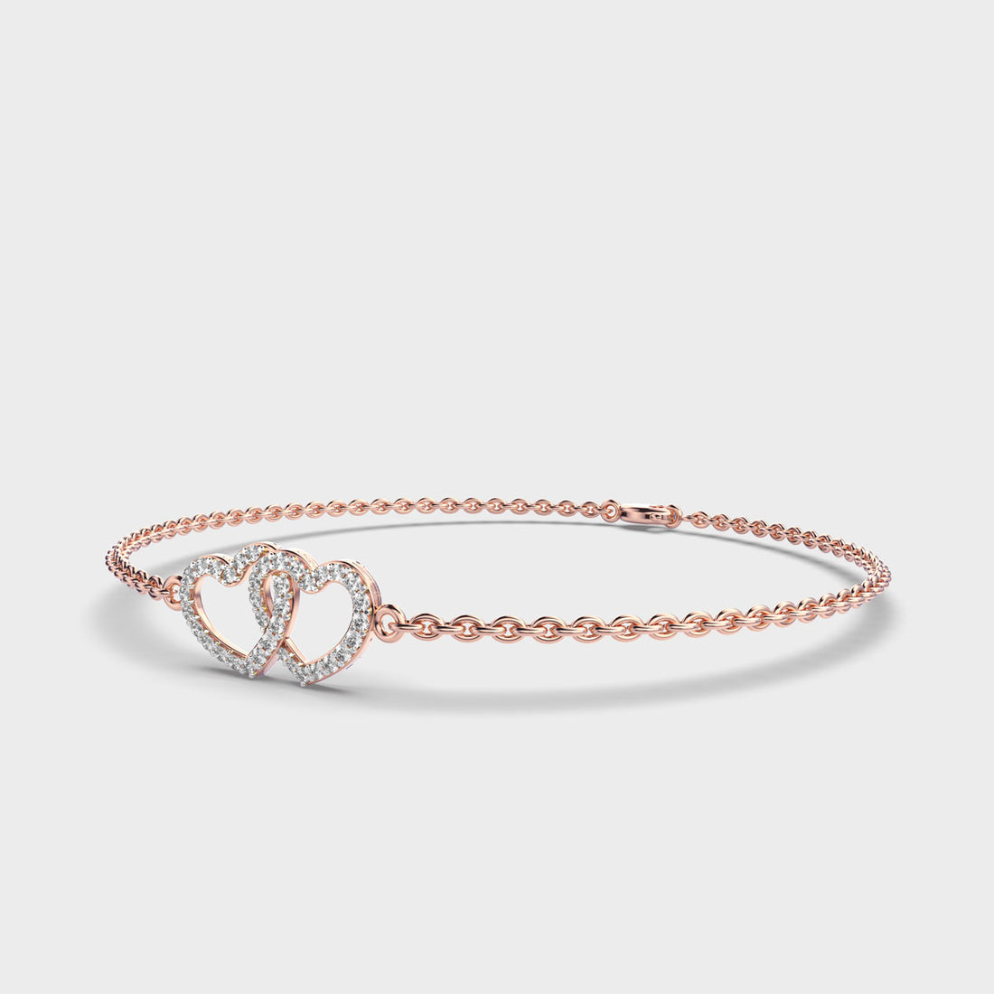 Rejoicing Hearts Diamond Bracelet