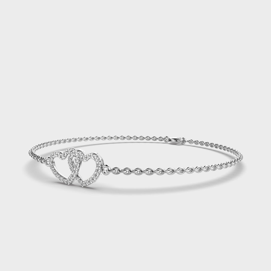 Rejoicing Hearts Diamond Bracelet