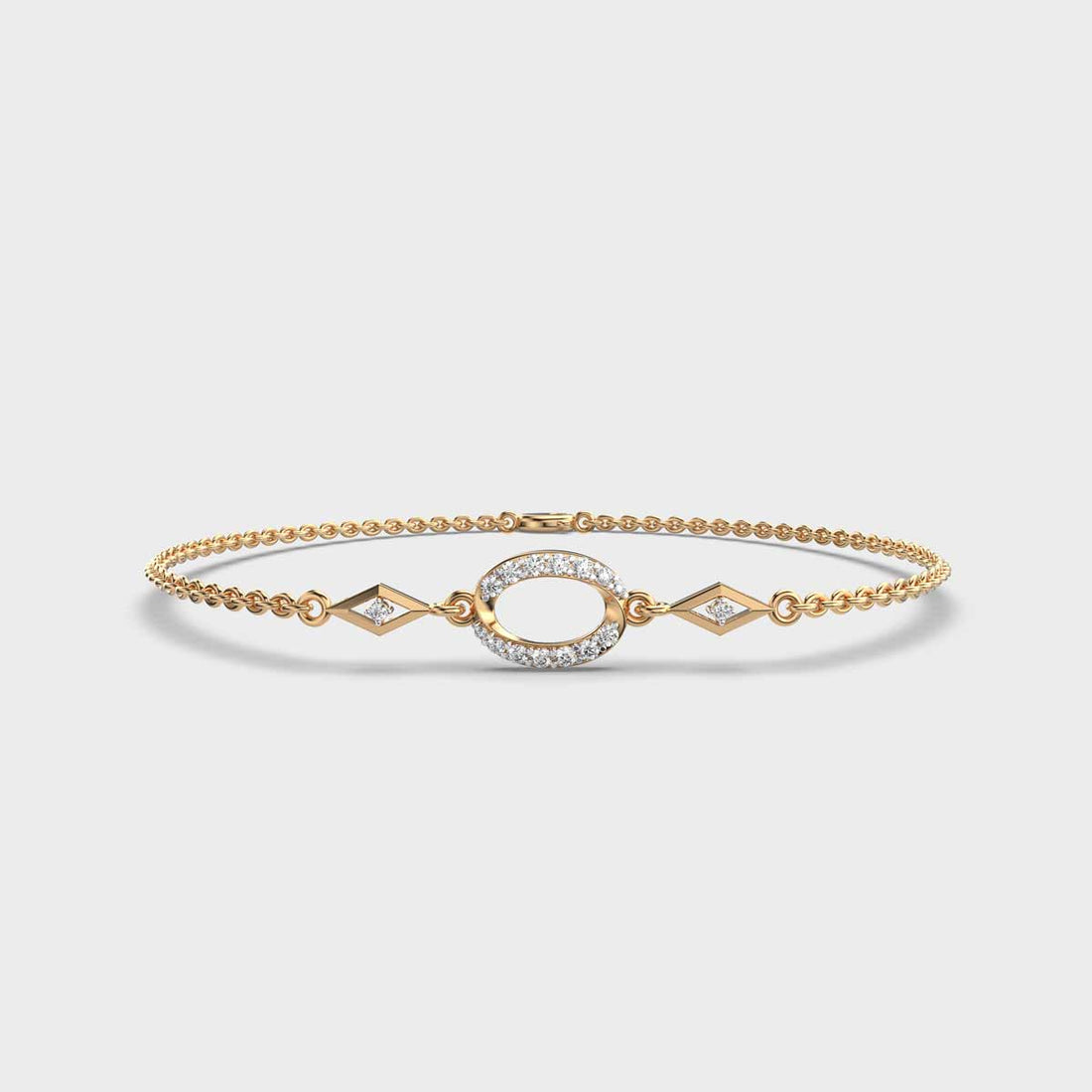 Loop of Energy Diamond Bracelet