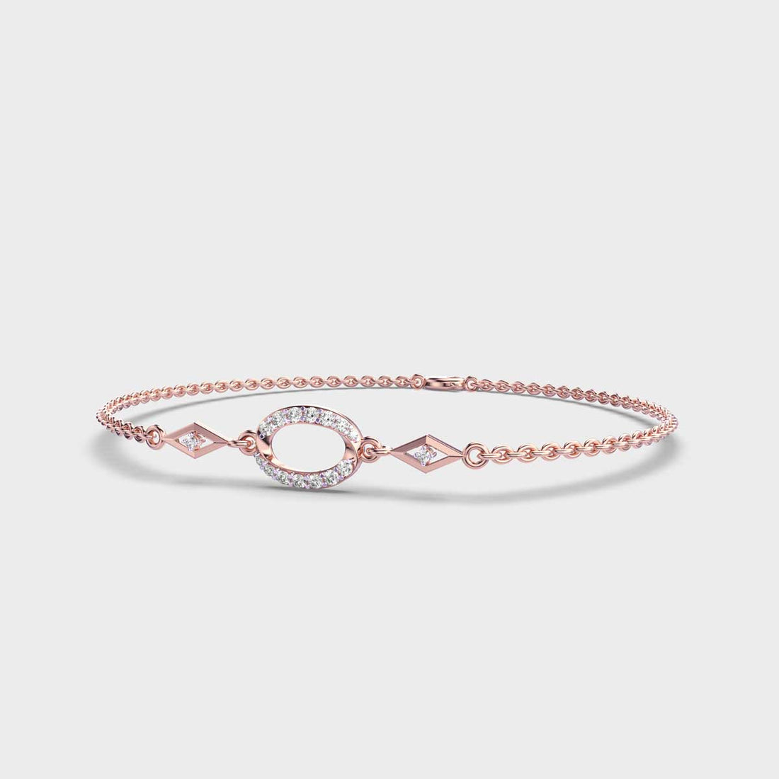 Loop of Energy Diamond Bracelet