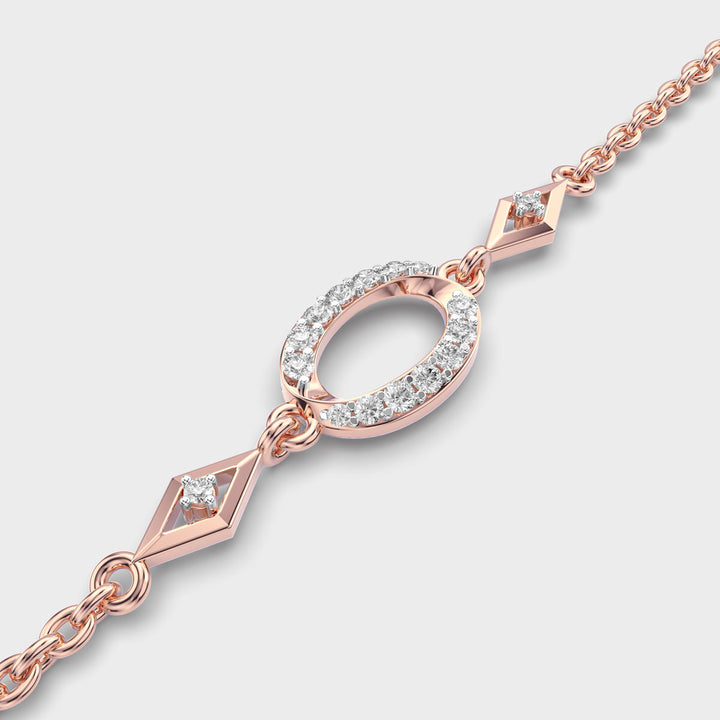 Loop of Energy Diamond Bracelet