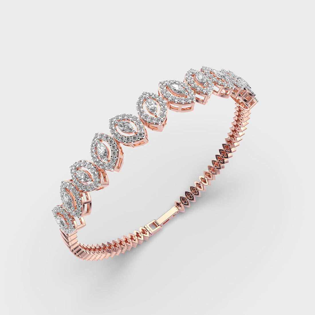 Lovely Leaves Diamond Bracelet