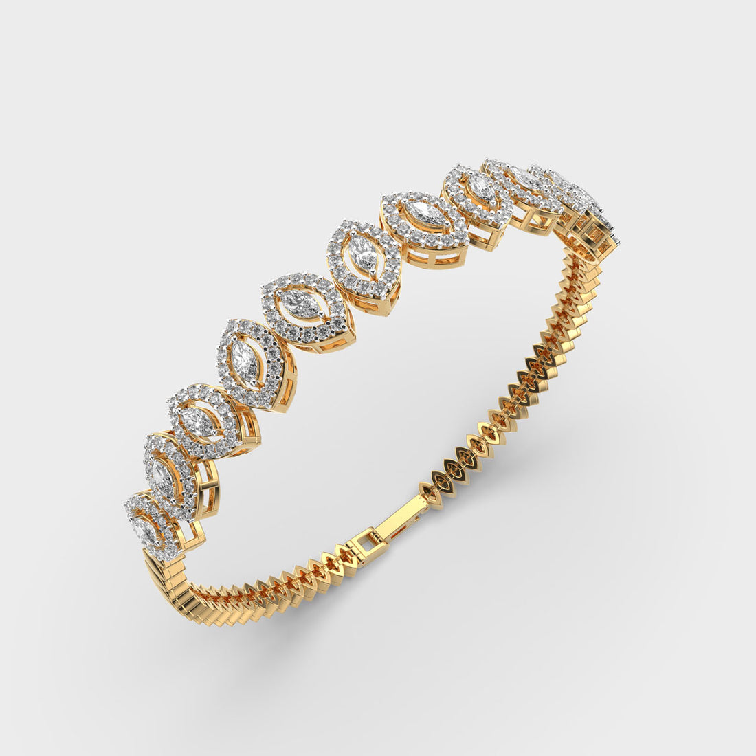 Lovely Leaves Diamond Bracelet