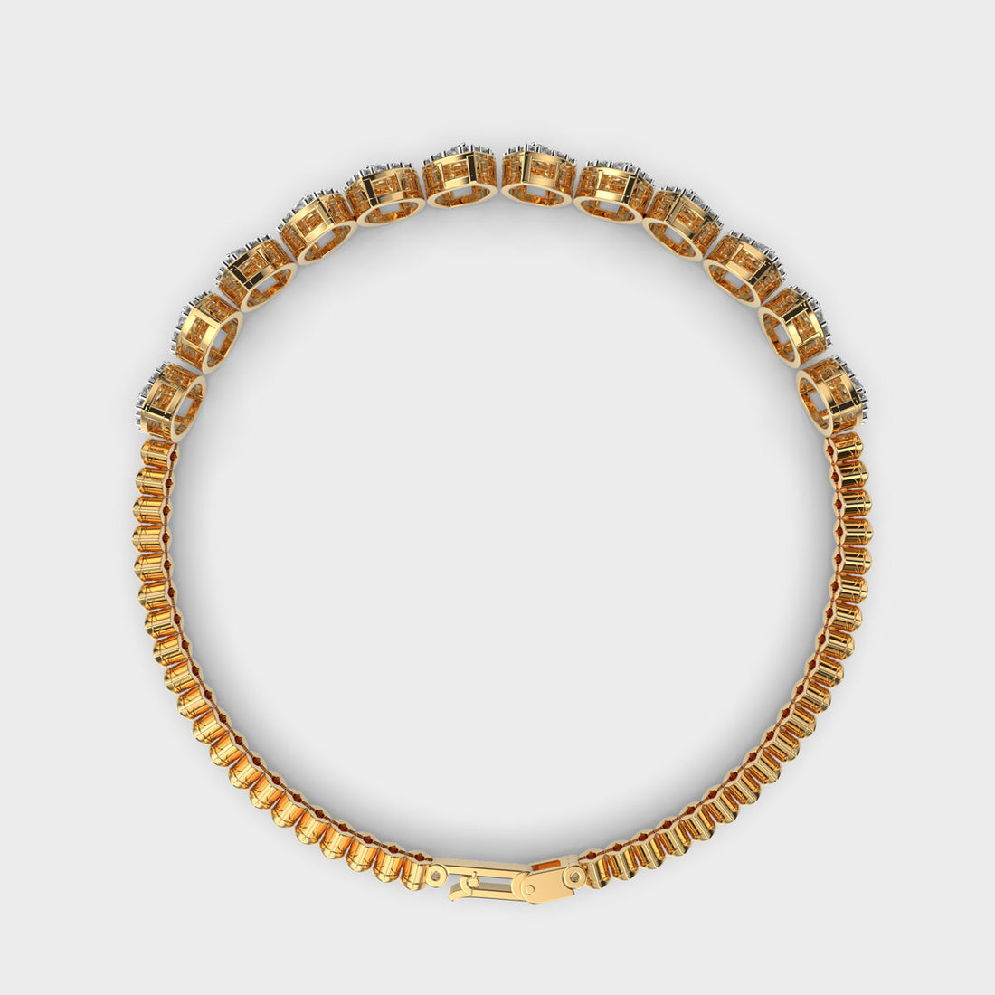 Lovely Leaves Diamond Bracelet