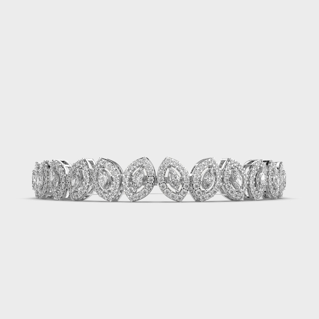 Lovely Leaves Diamond Bracelet
