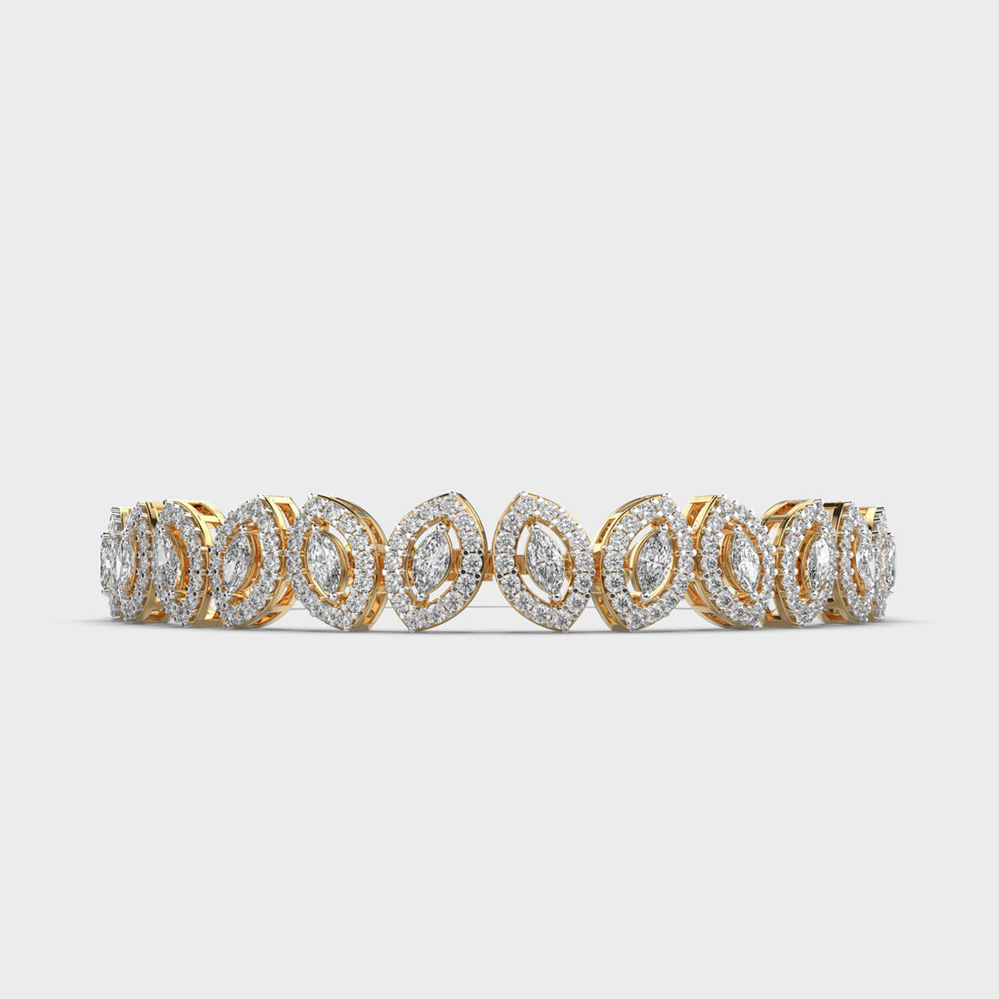 Lovely Leaves Diamond Bracelet