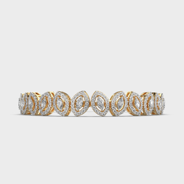 Lovely Leaves Diamond Bracelet