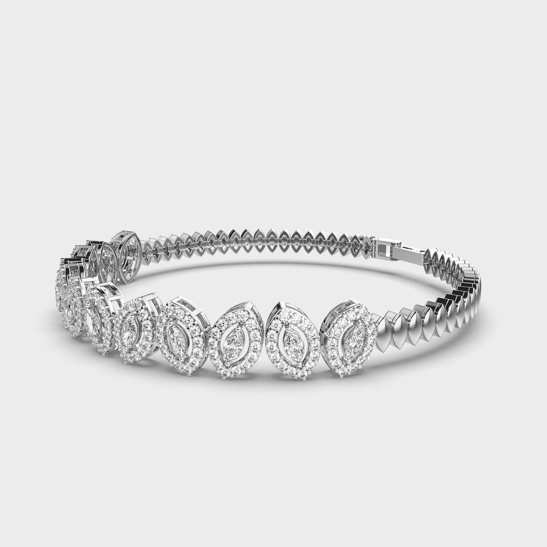 Lovely Leaves Diamond Bracelet