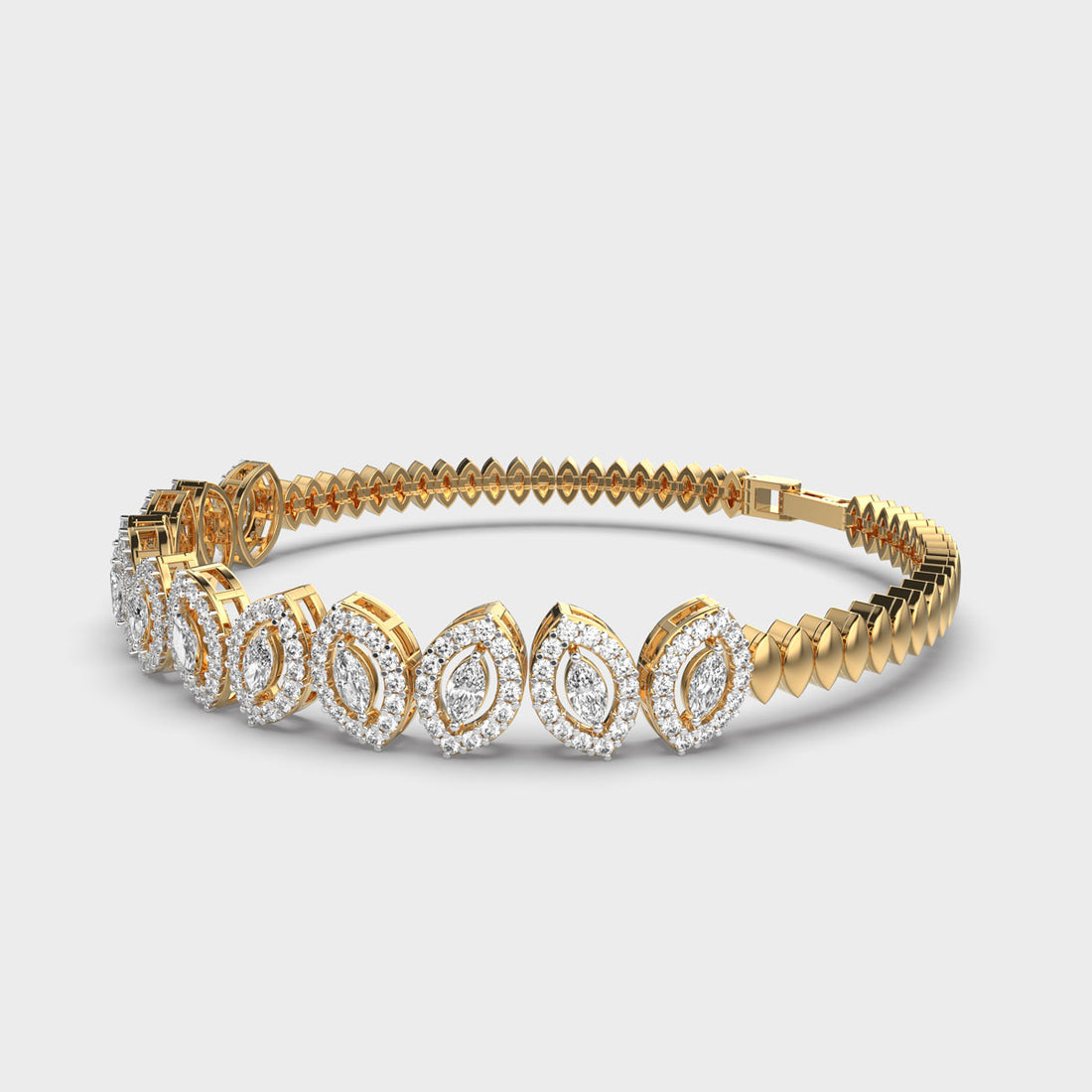 Lovely Leaves Diamond Bracelet