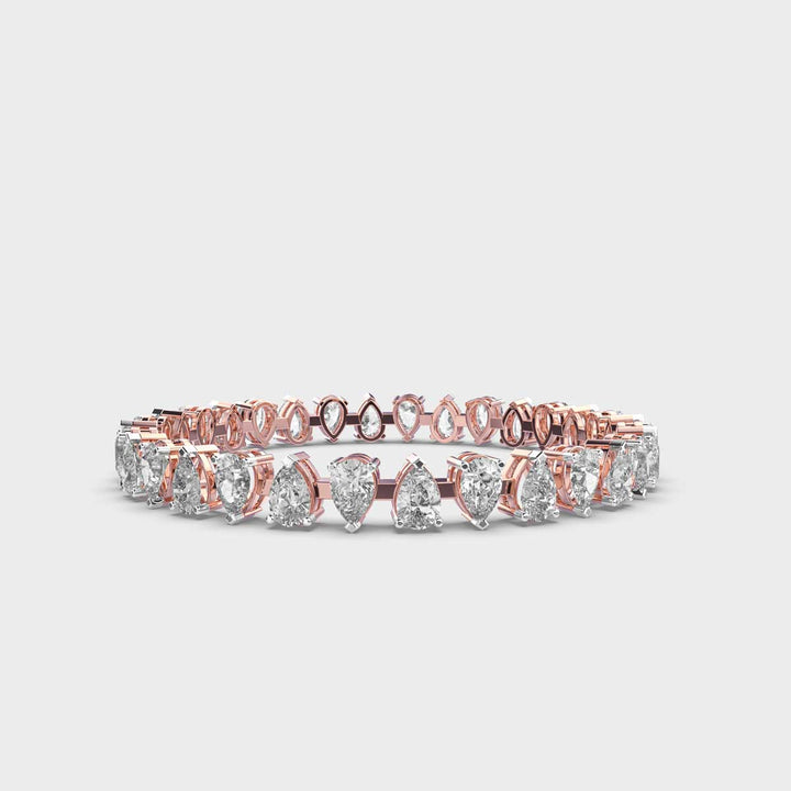 20 Cent Pristine Pear Diamond Bangle