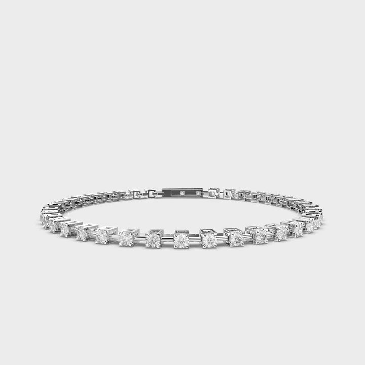 5 Cent Dot and Dash Tennis Bracelet