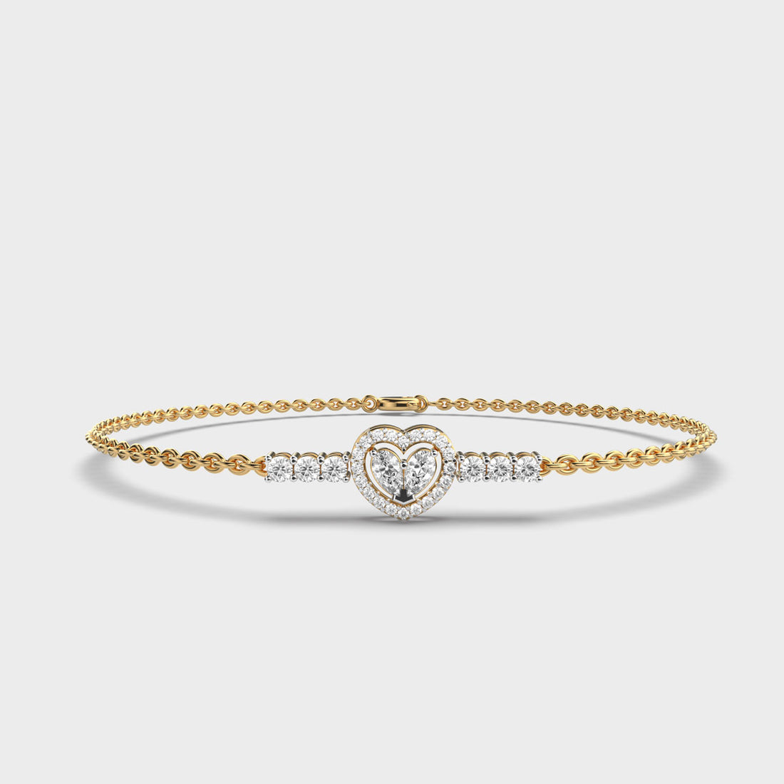 Hearty Delight Diamond Bracelet