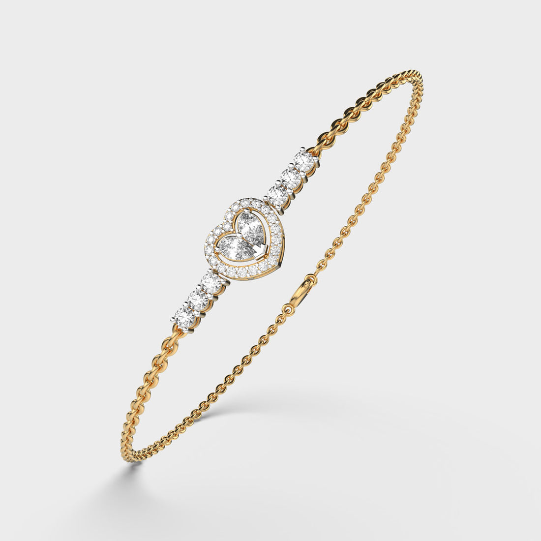 Hearty Delight Diamond Bracelet
