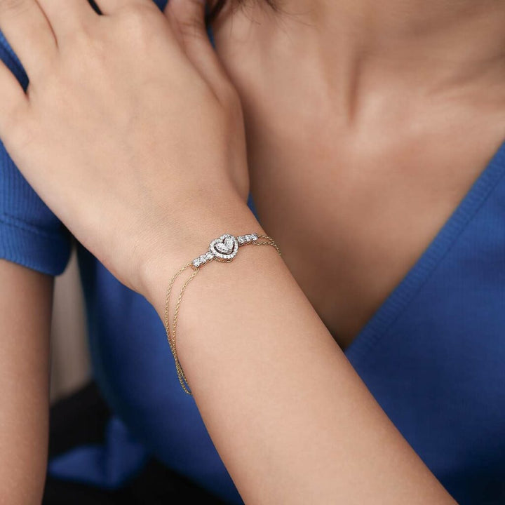 Hearty Delight Diamond Bracelet