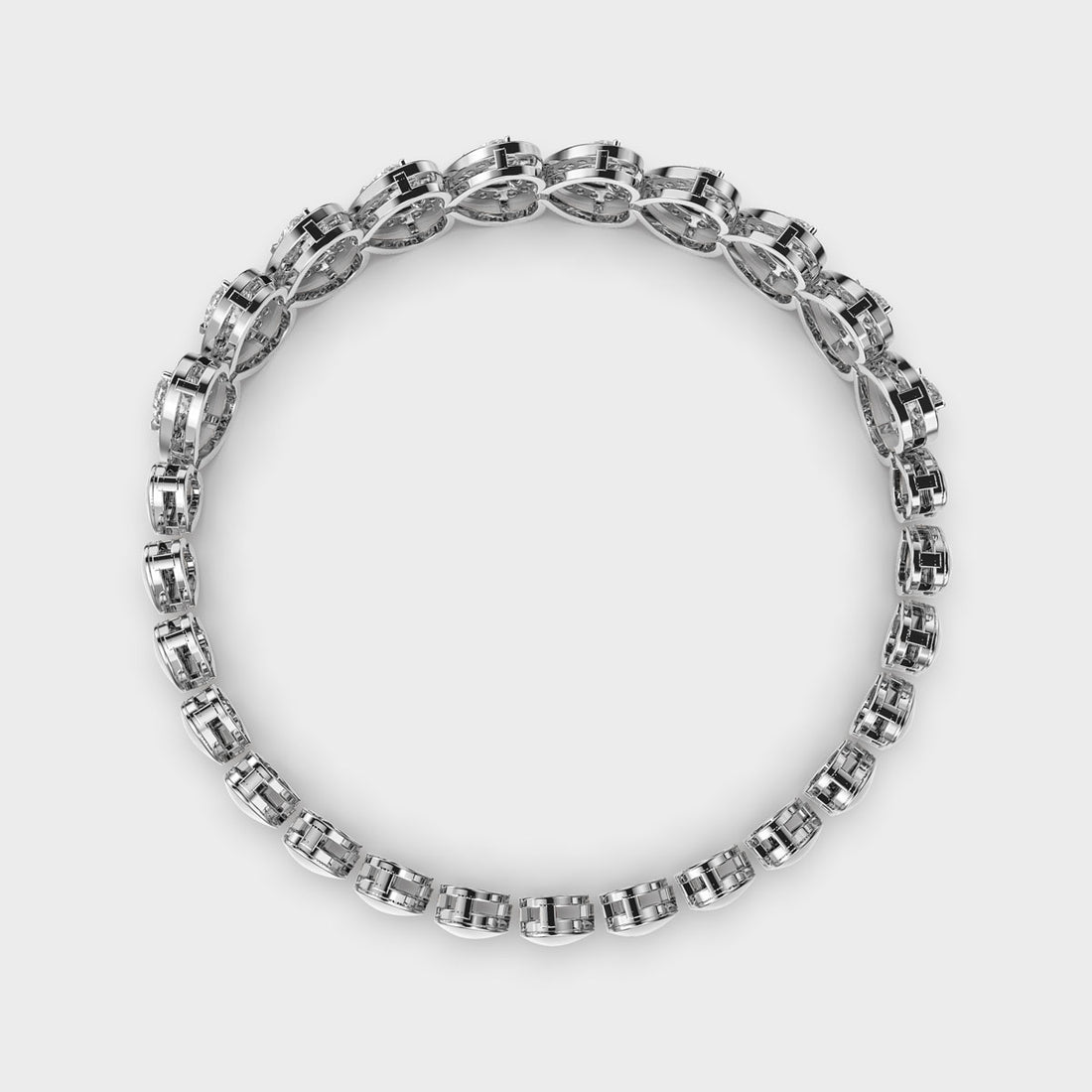 Hearts All The Way Diamond Bracelet