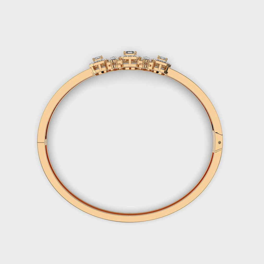 Gleaming Quads Diamond Bracelet