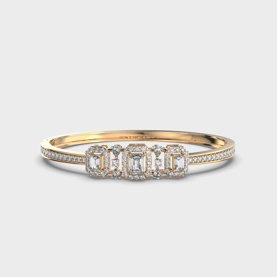 Gleaming Quads Diamond Bracelet
