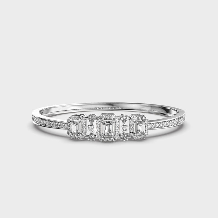 Gleaming Quads Diamond Bracelet