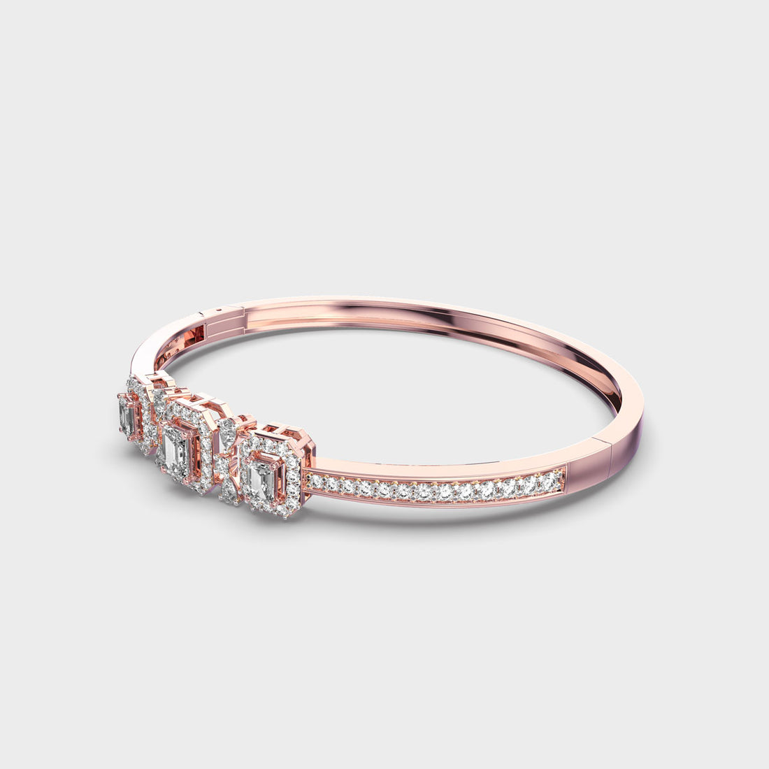 Gleaming Quads Diamond Bracelet