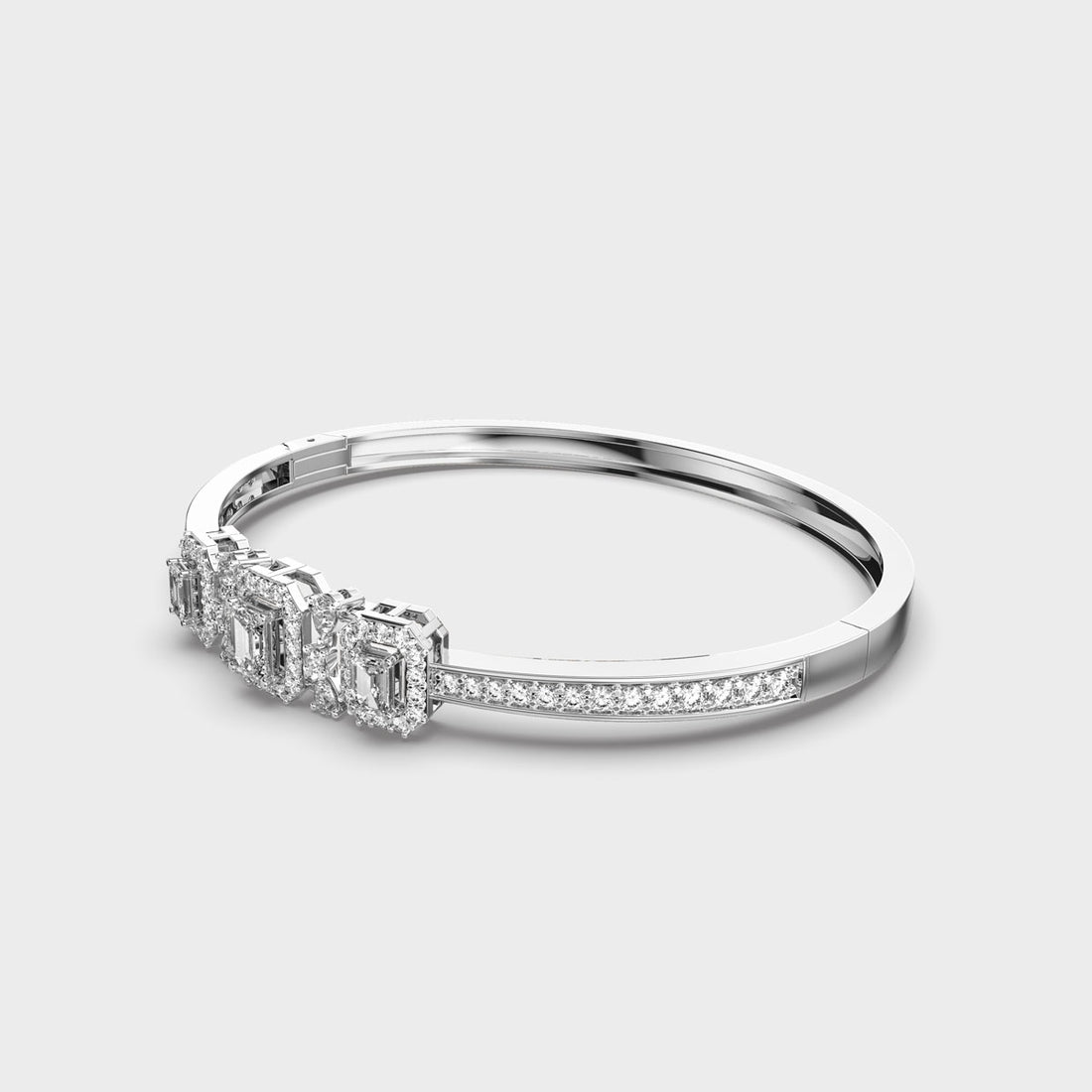 Gleaming Quads Diamond Bracelet