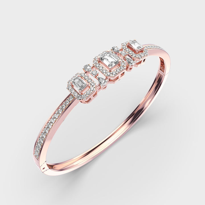 Gleaming Quads Diamond Bracelet