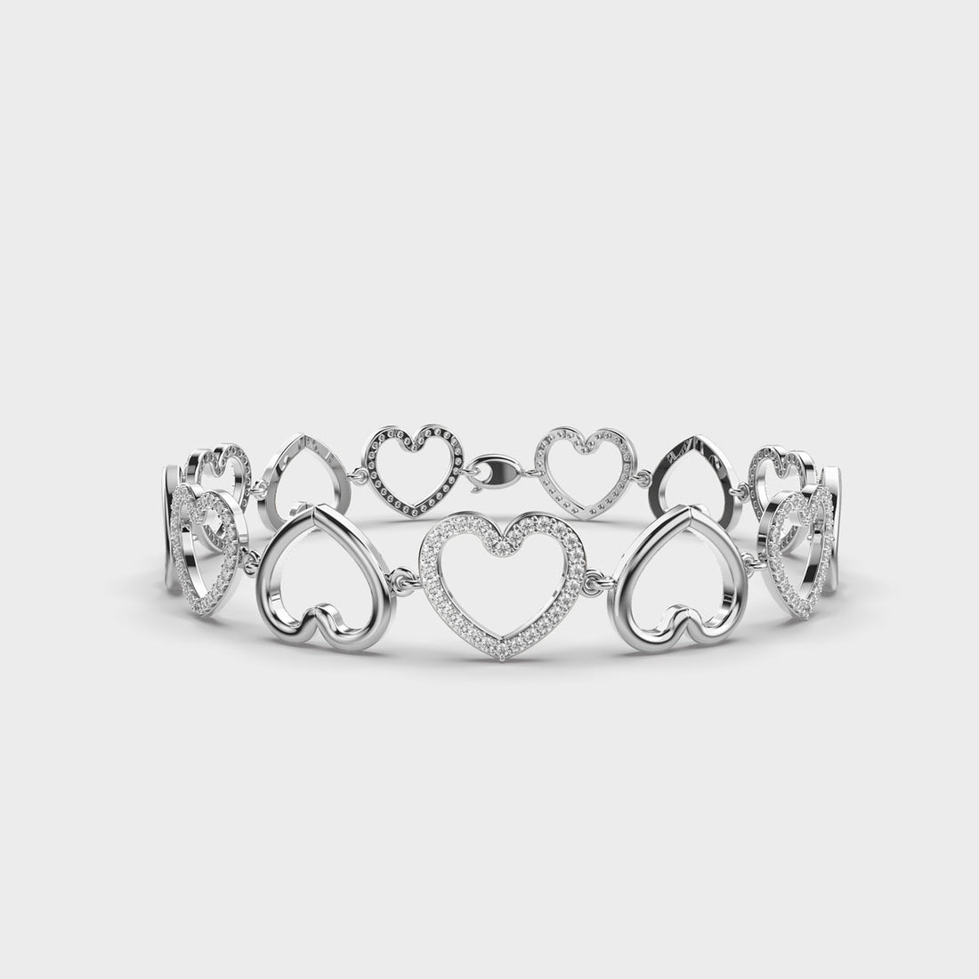Happy Hearts Diamond Bracelet