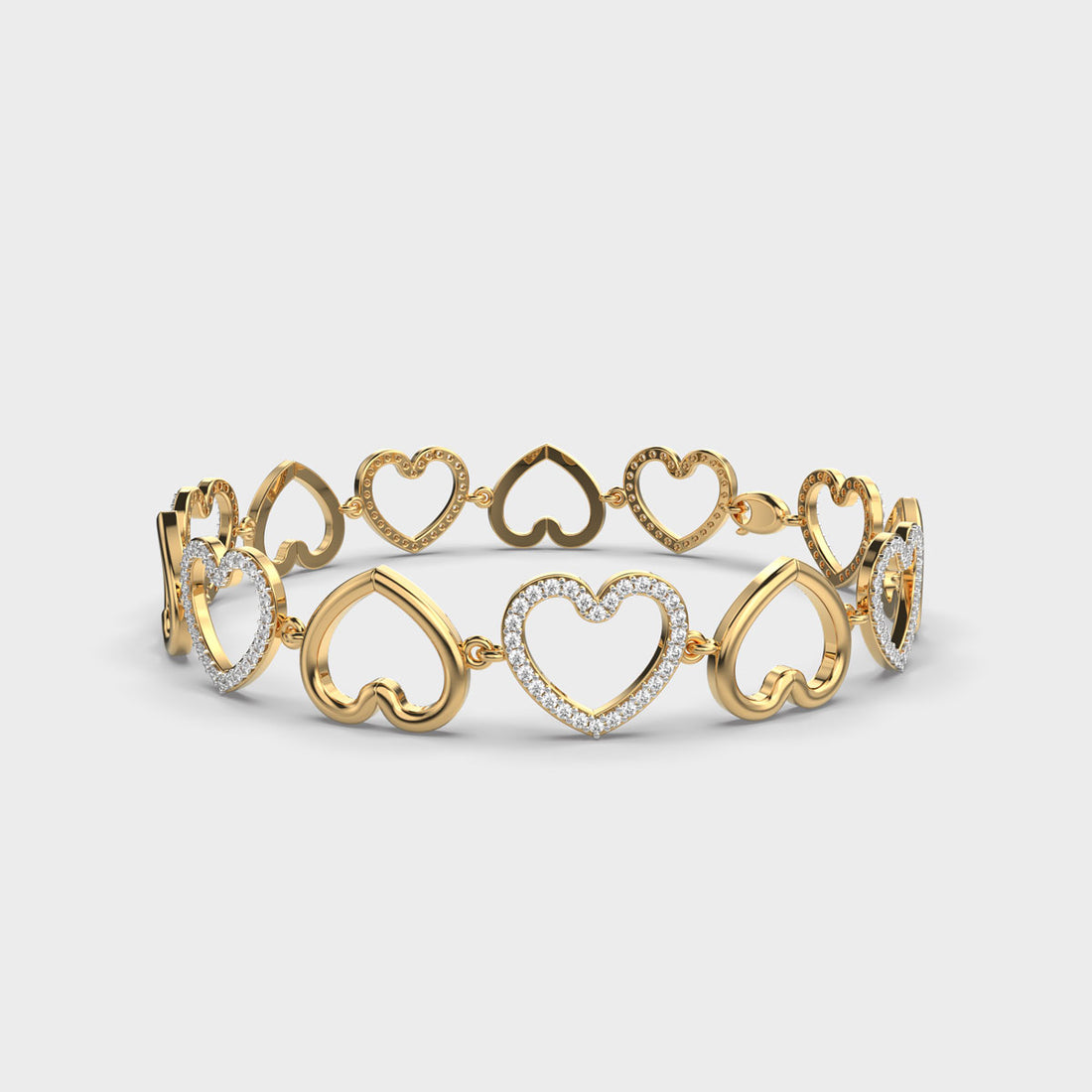 Happy Hearts Diamond Bracelet