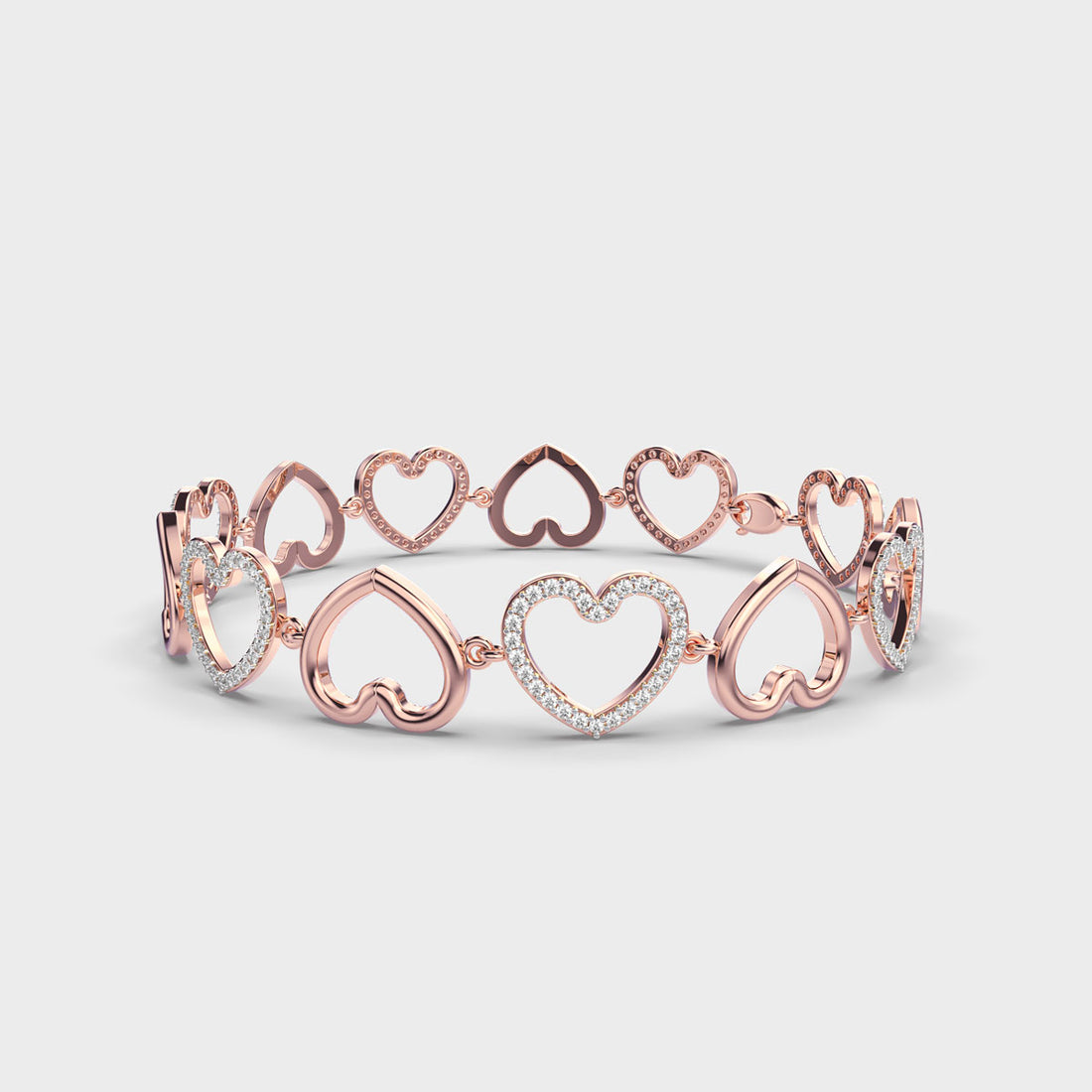 Happy Hearts Diamond Bracelet
