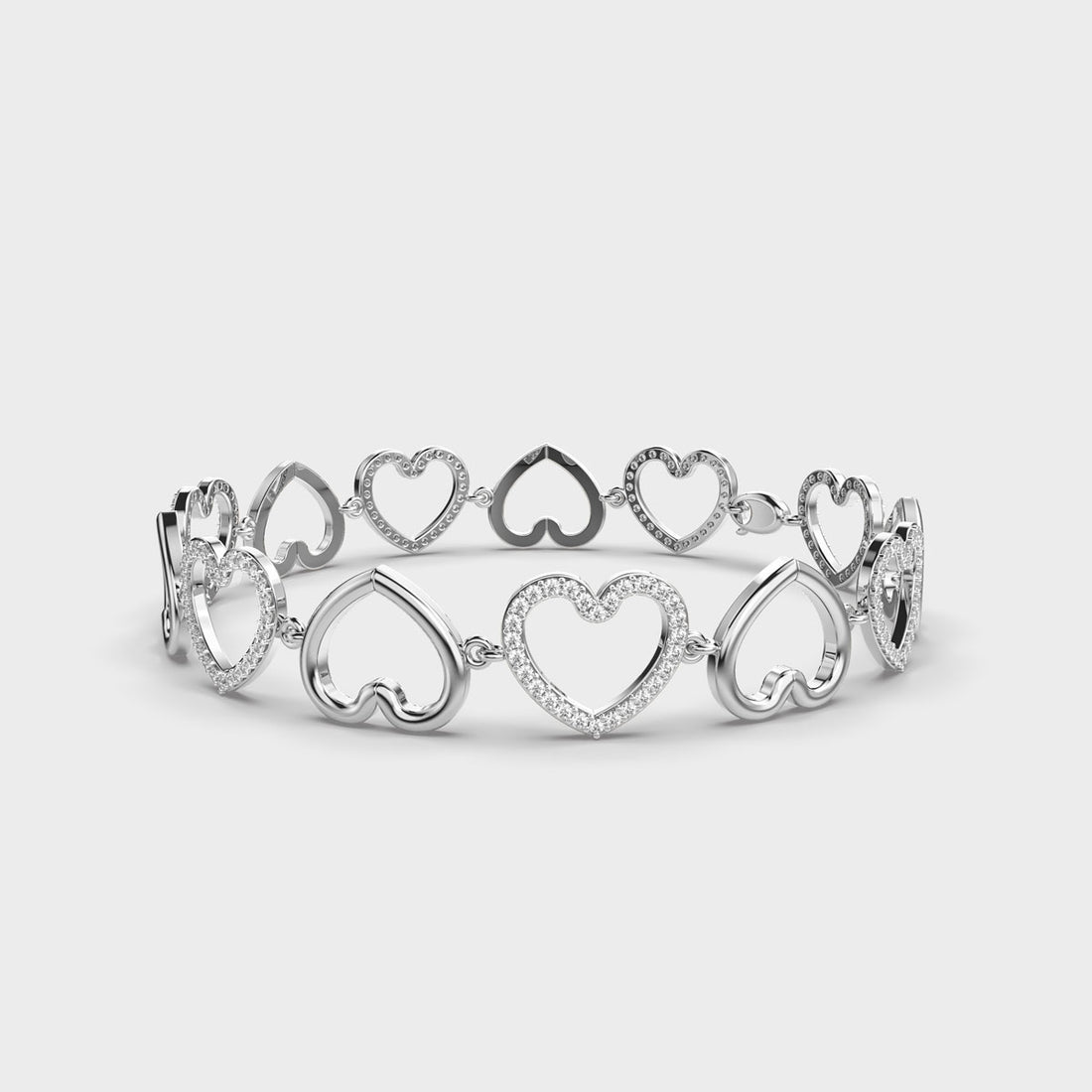 Happy Hearts Diamond Bracelet