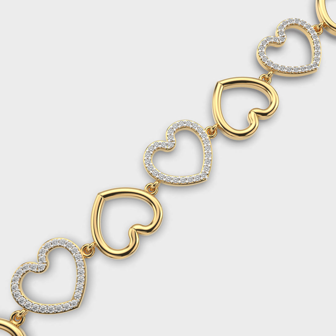 Happy Hearts Diamond Bracelet