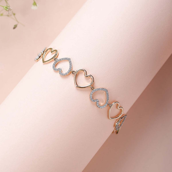 Happy Hearts Diamond Bracelet