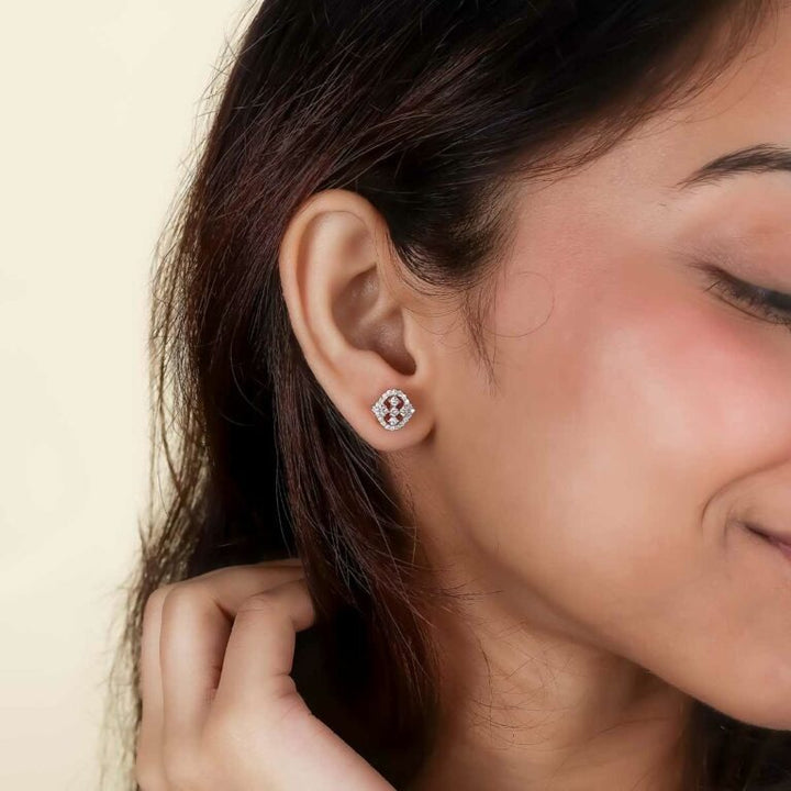 Bright Petals Diamond Studs