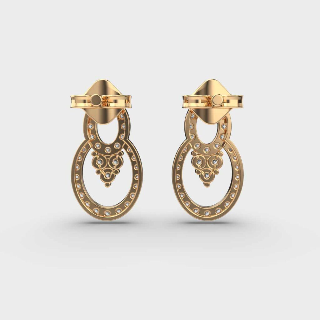 Enchanting Ovals Diamond Earrings