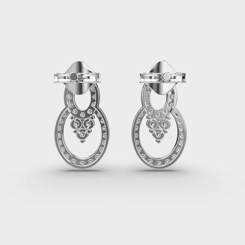 Enchanting Ovals Diamond Earrings