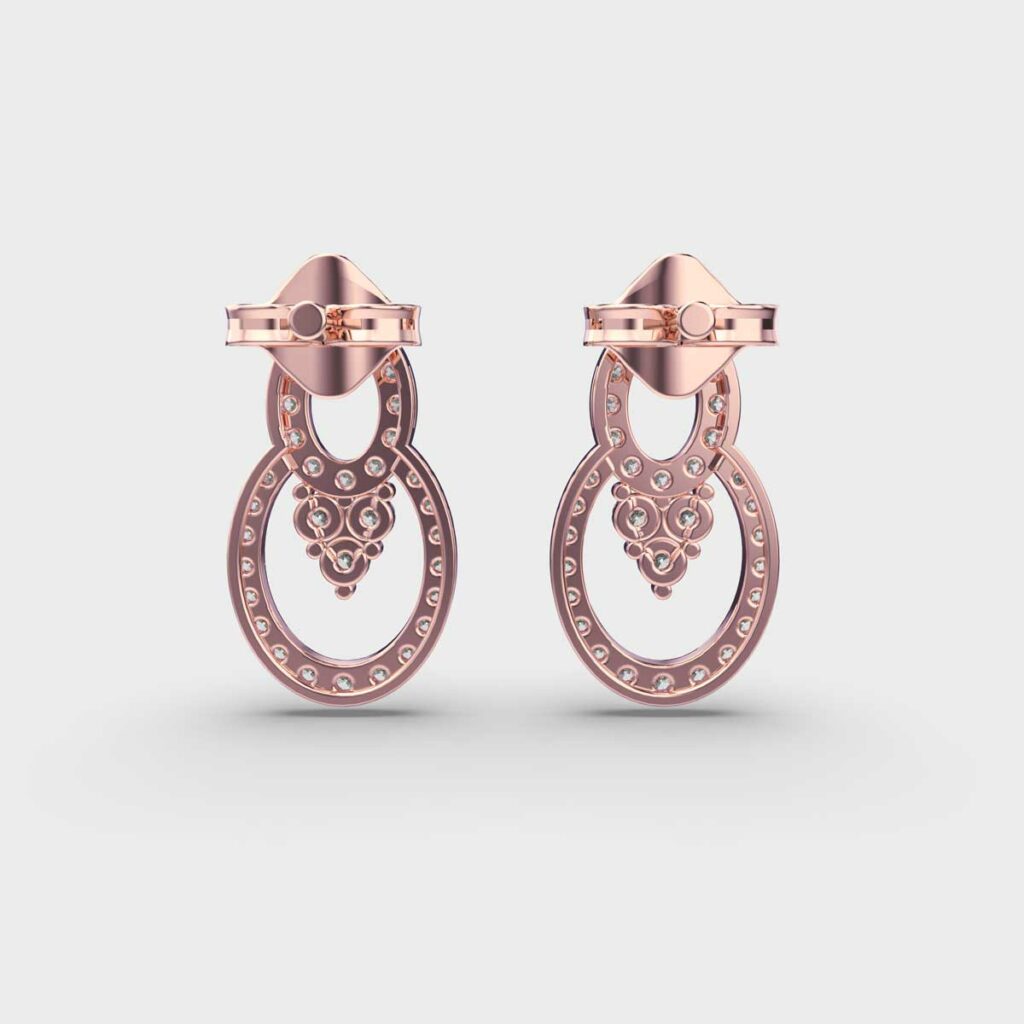 Enchanting Ovals Diamond Earrings
