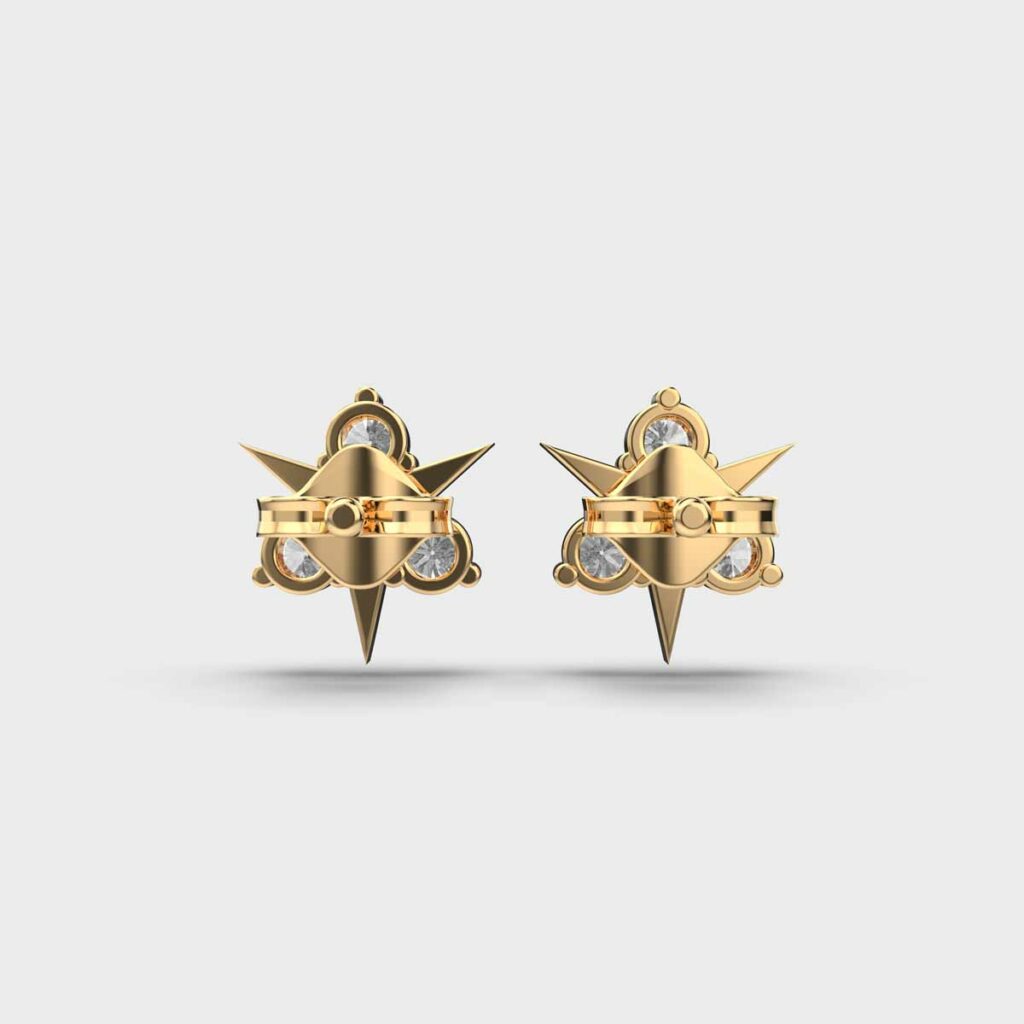 Dancing Ballerinas Diamond Studs