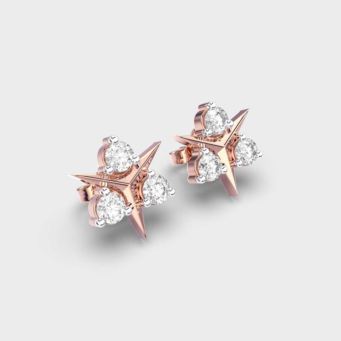 Dancing Ballerinas Diamond Studs