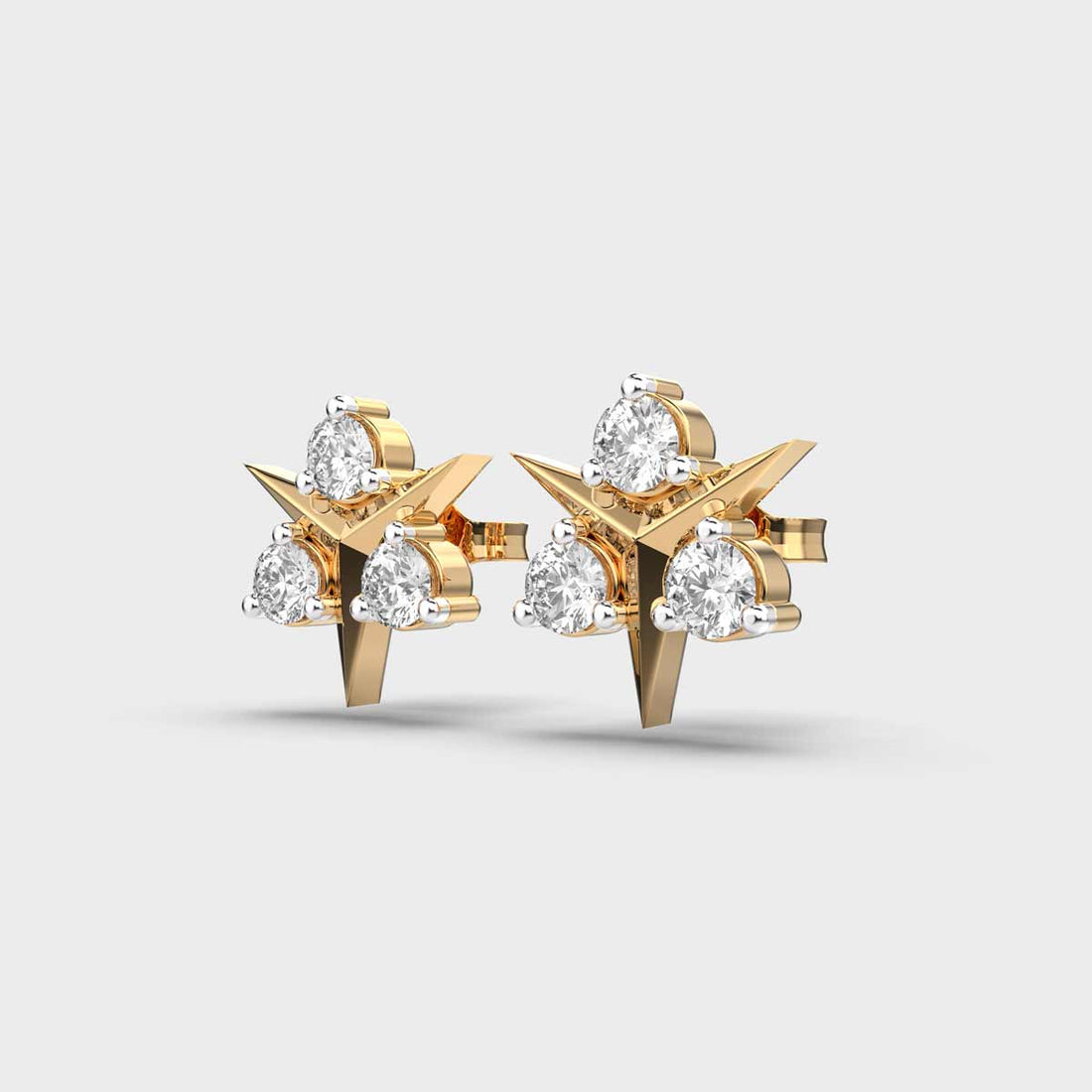 Dancing Ballerinas Diamond Studs