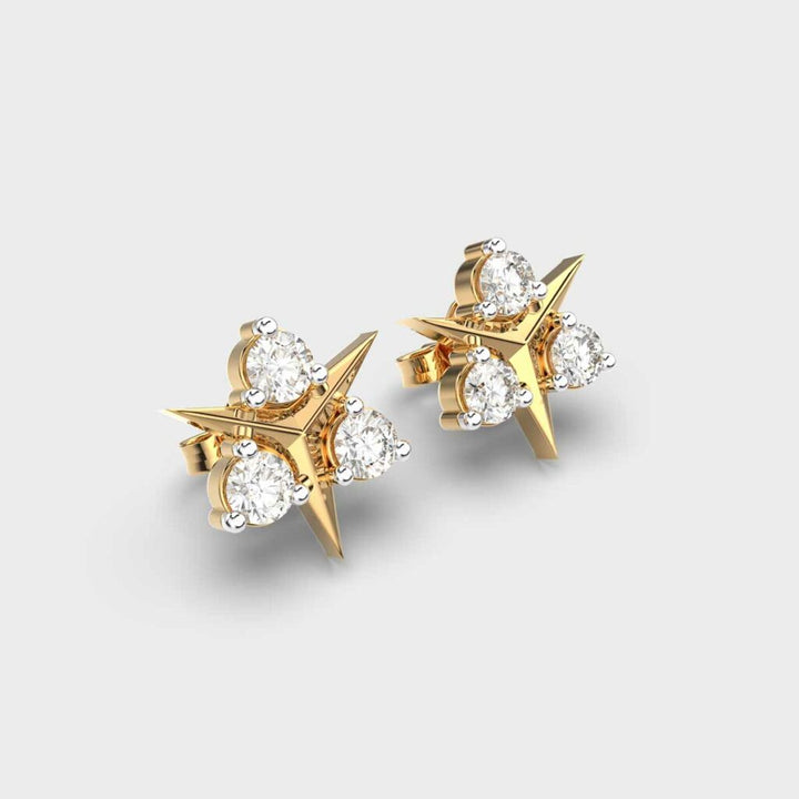 Dancing Ballerinas Diamond Studs