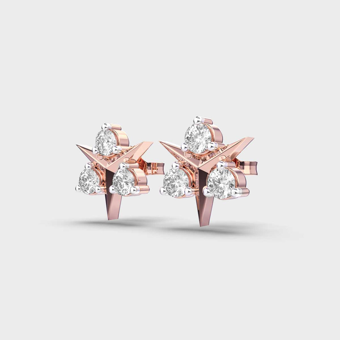 Dancing Ballerinas Diamond Studs