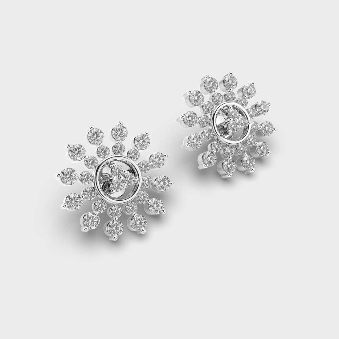 Dahlia Diamond Studs