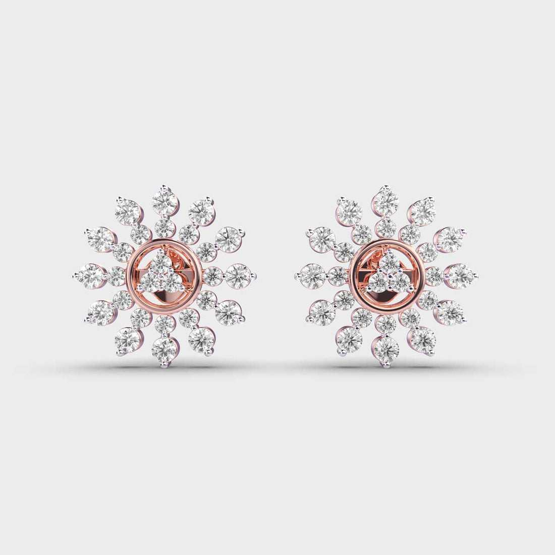 Dahlia Diamond Studs