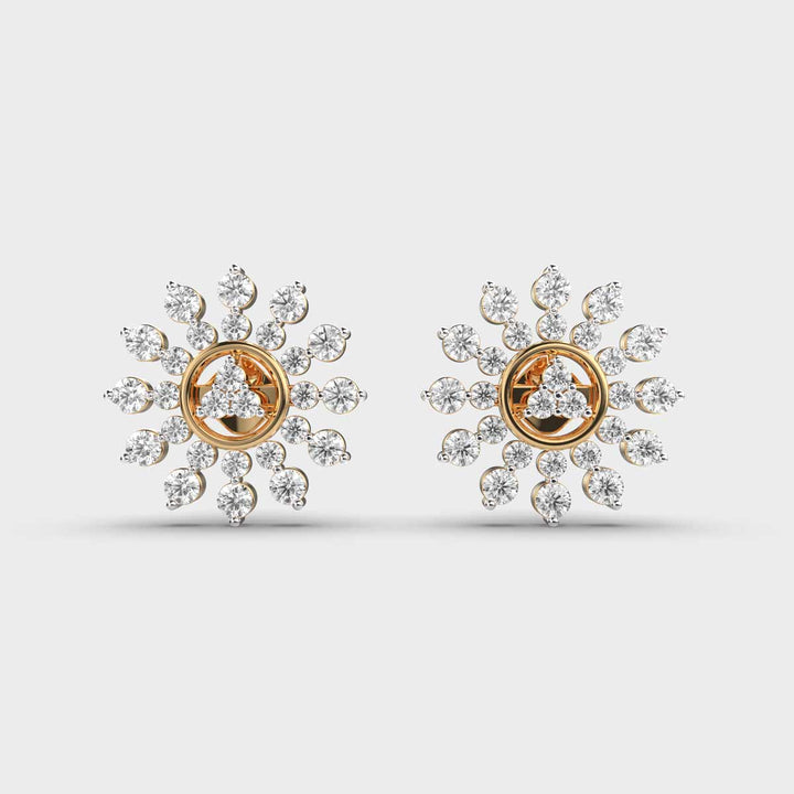 Dahlia Diamond Studs