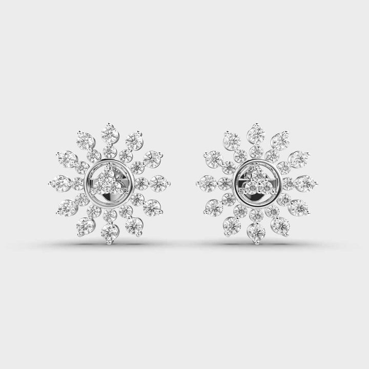 Dahlia Diamond Studs