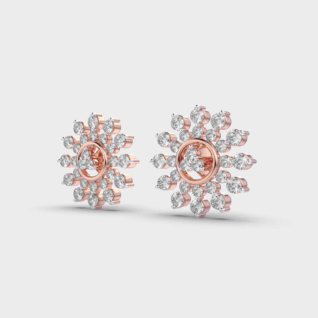 Dahlia Diamond Studs
