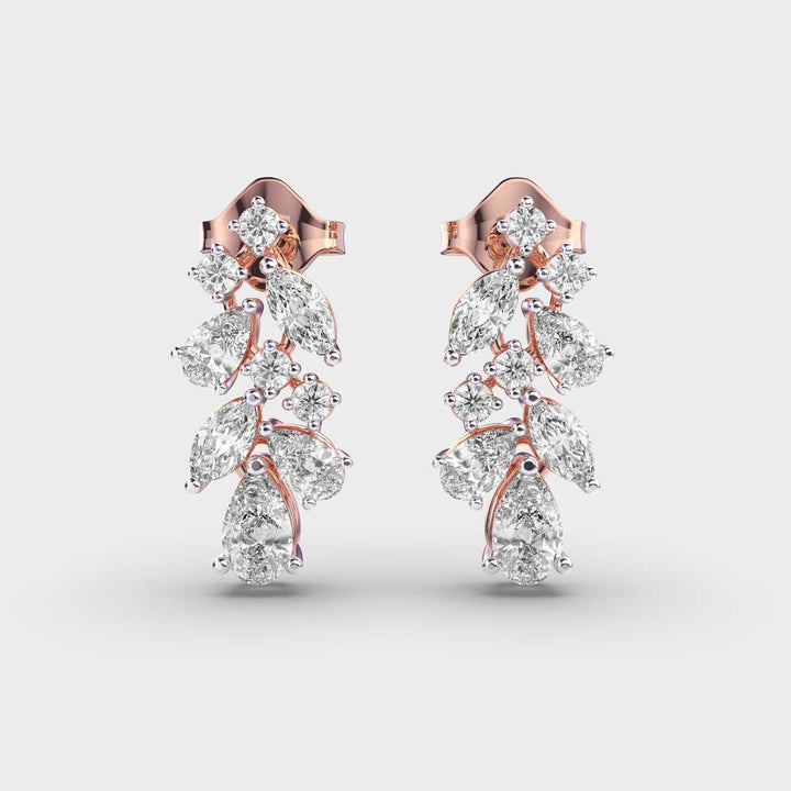 Classy Diamond Danglers
