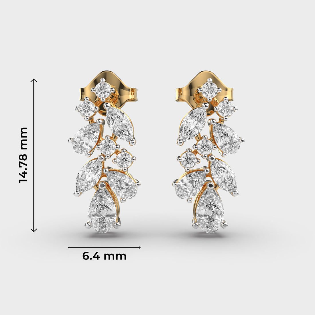 Classy Diamond Danglers